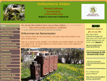 Tablet Screenshot of hobbyimkerei-kesten.de